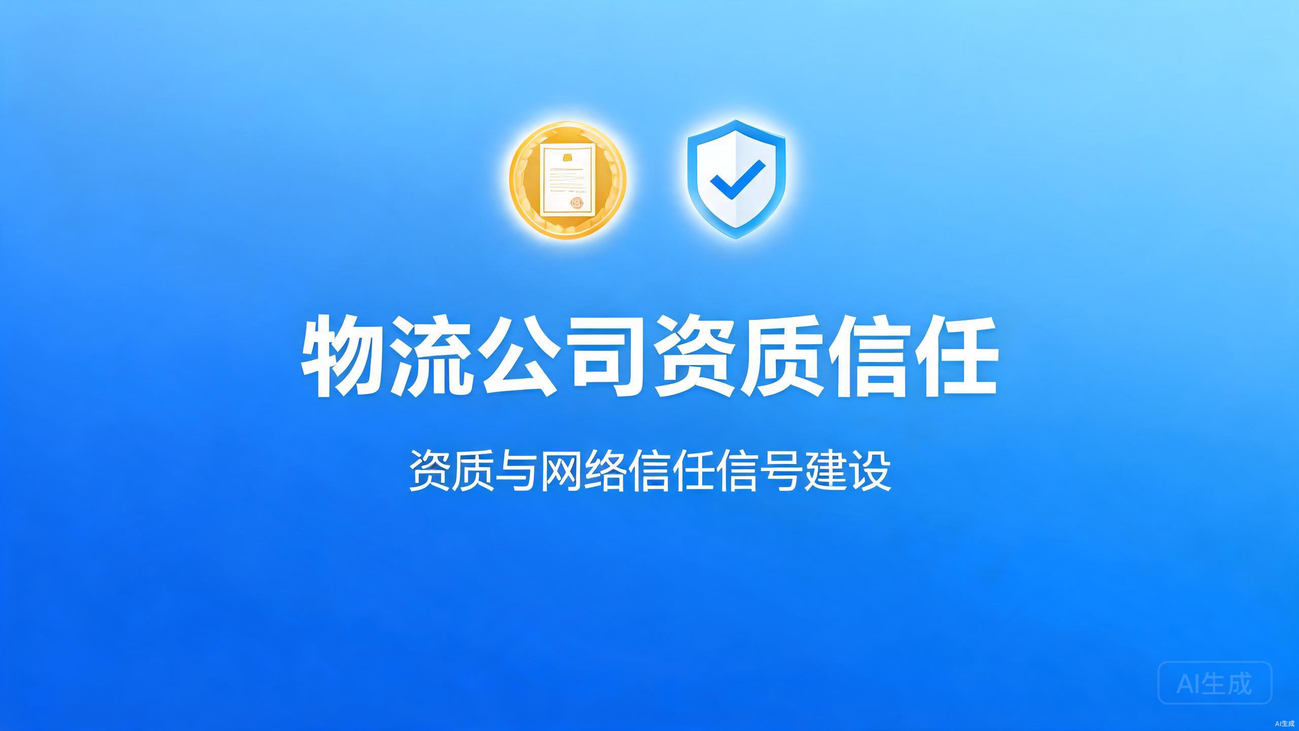 物流公司资质信任：资质与网络信任信号建设