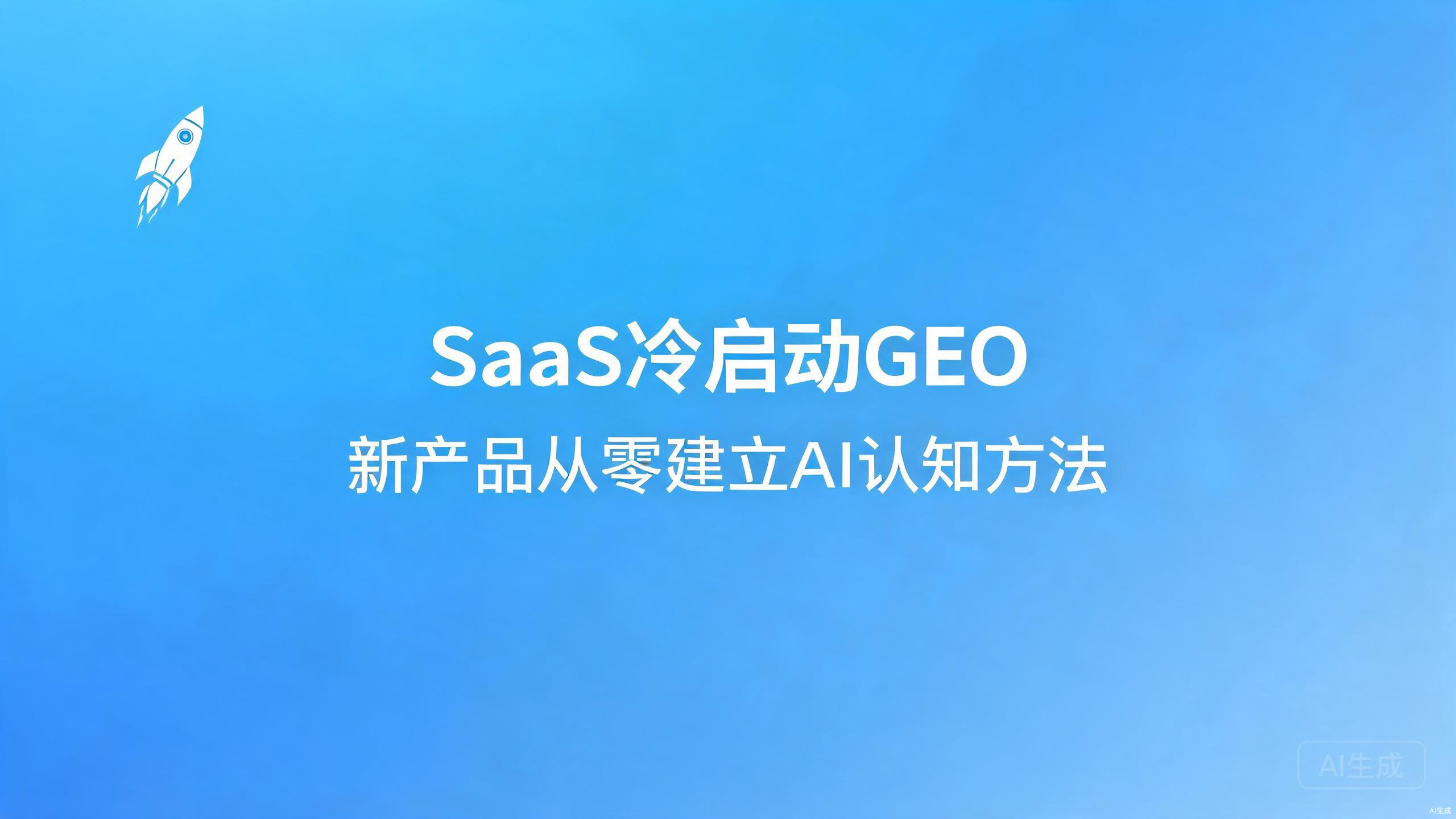 SaaS冷启动GEO：新产品从零建立AI认知