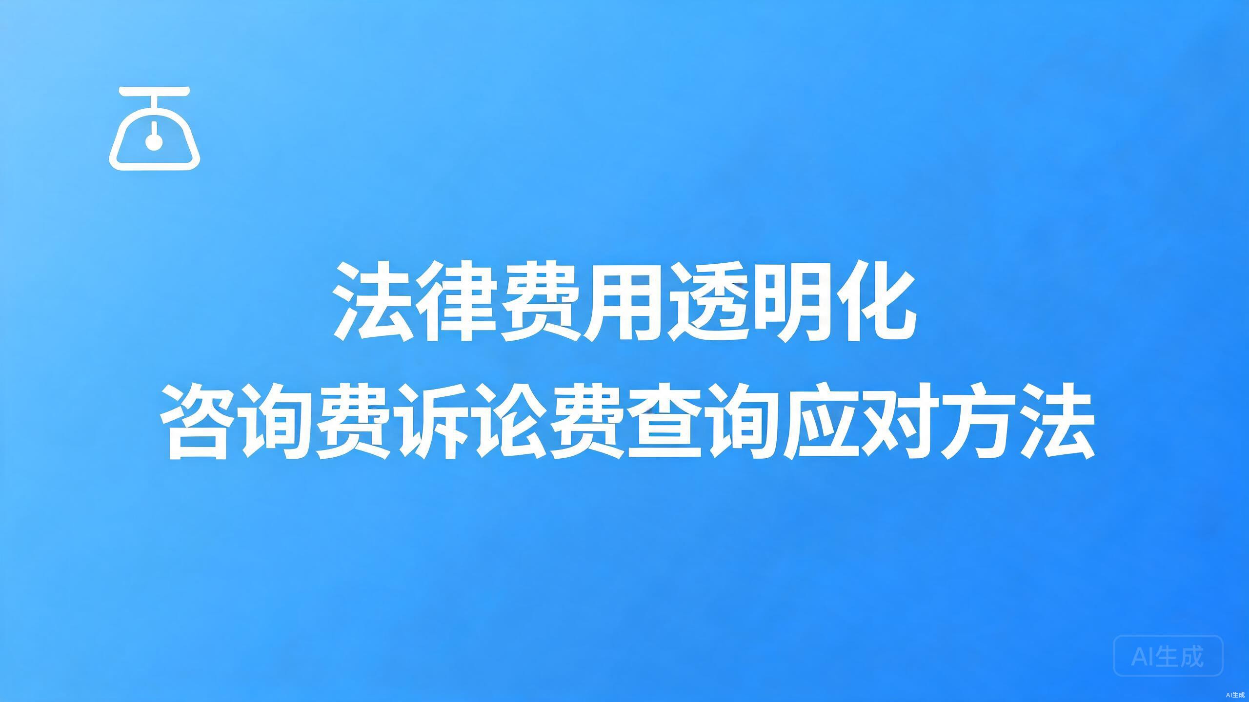 法律费用透明化：咨询费与诉讼费查询的应对