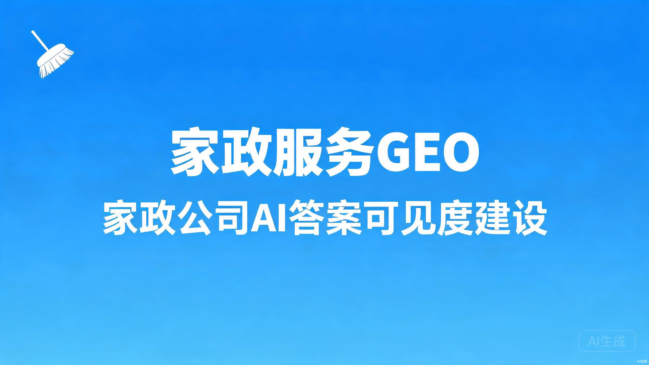 家政服务GEO：家政公司在AI答案中的可见度建设