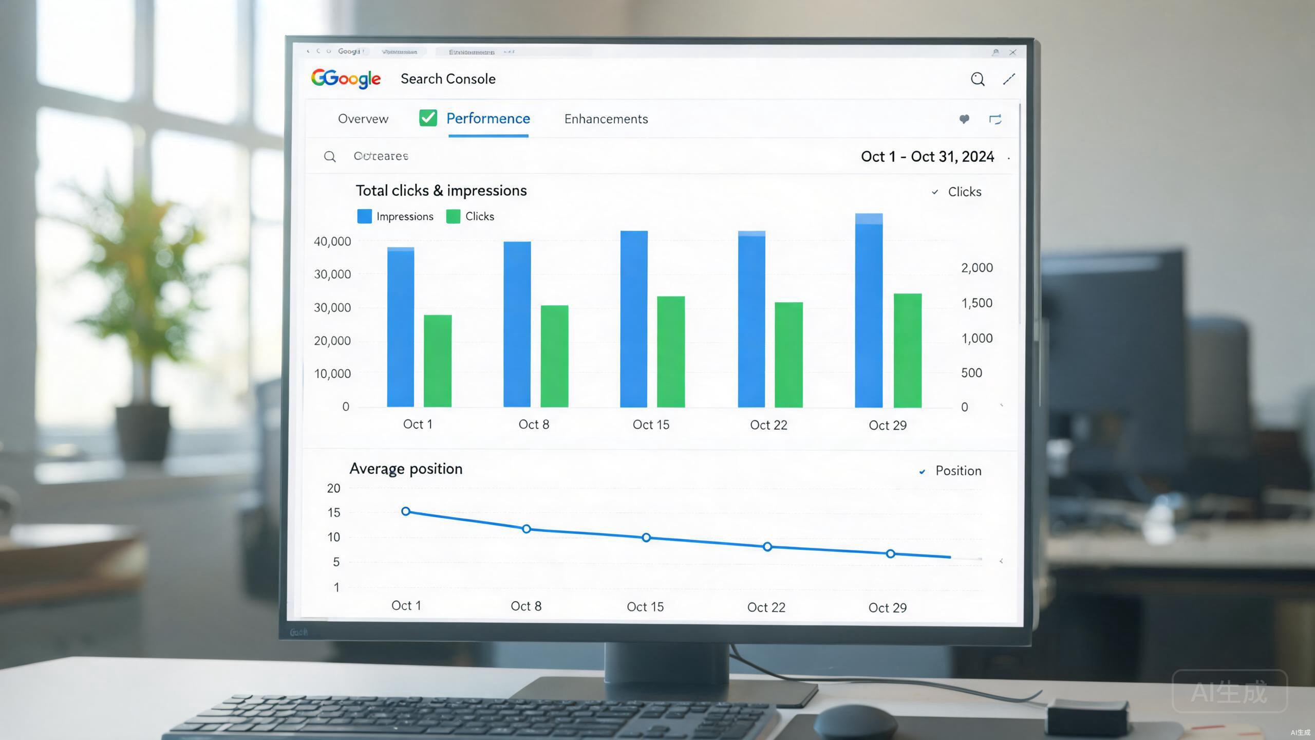 Search Console数据表现
