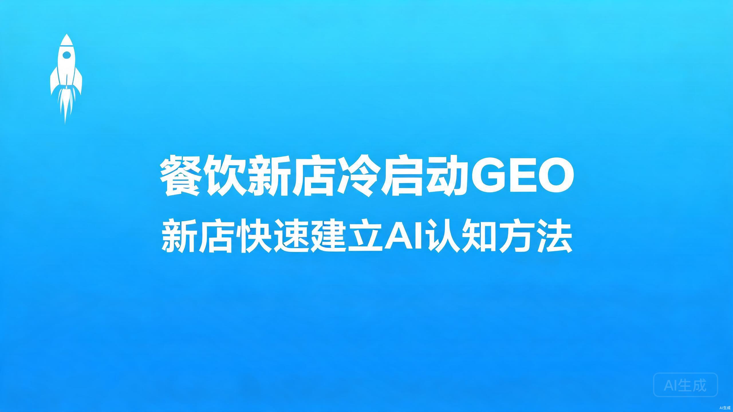 餐饮新店冷启动GEO：新店快速建立AI认知