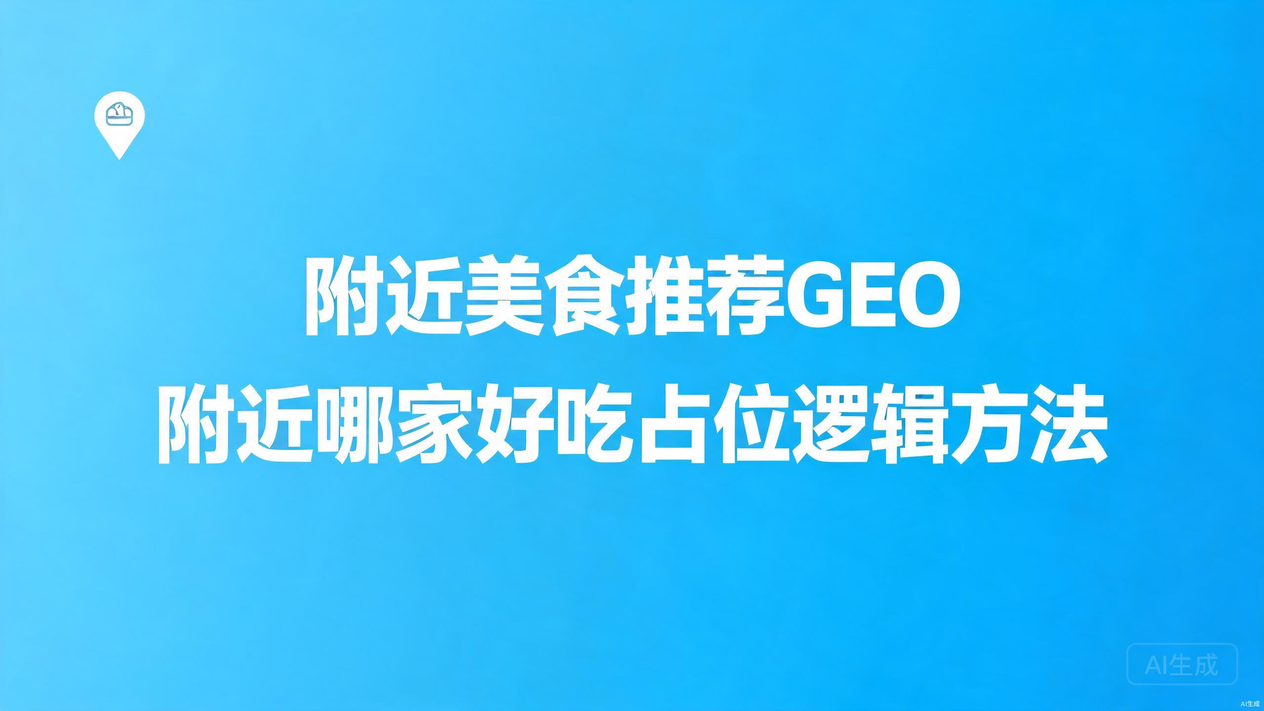 附近美食推荐GEO：附近哪家好吃的占位逻辑
