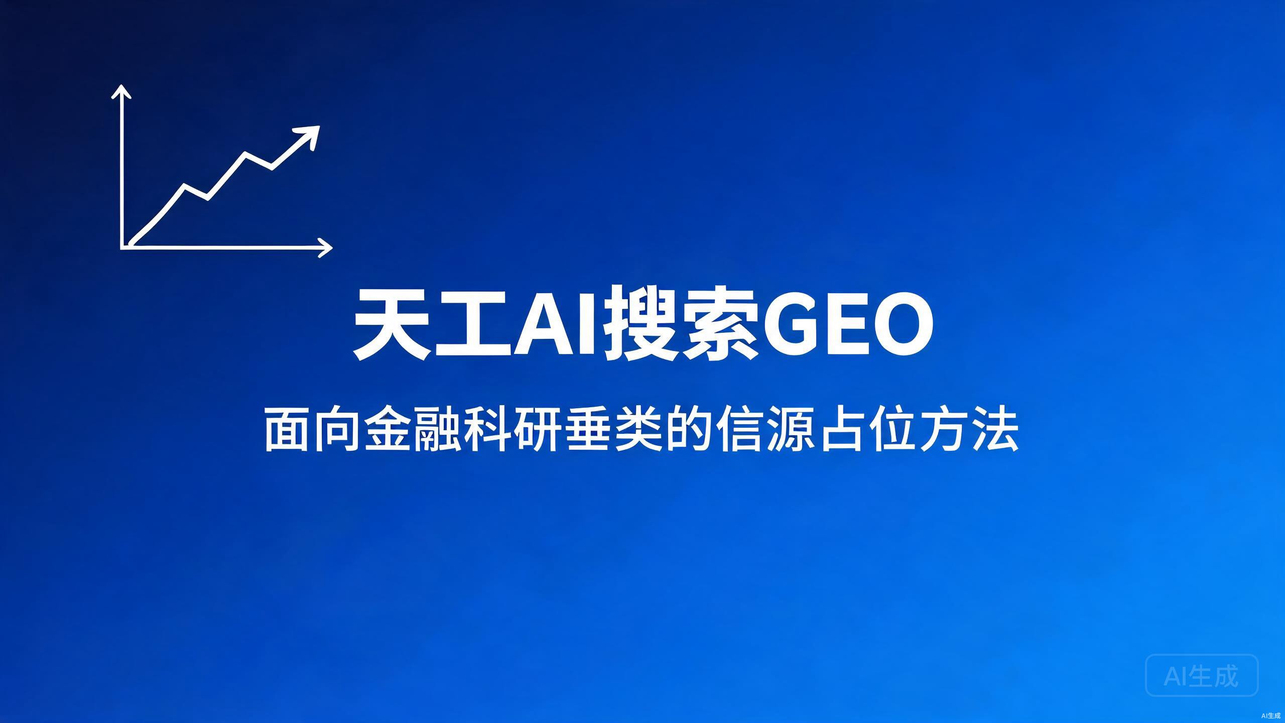 天工AI搜索GEO：面向金融科研垂类的信源占位方法
