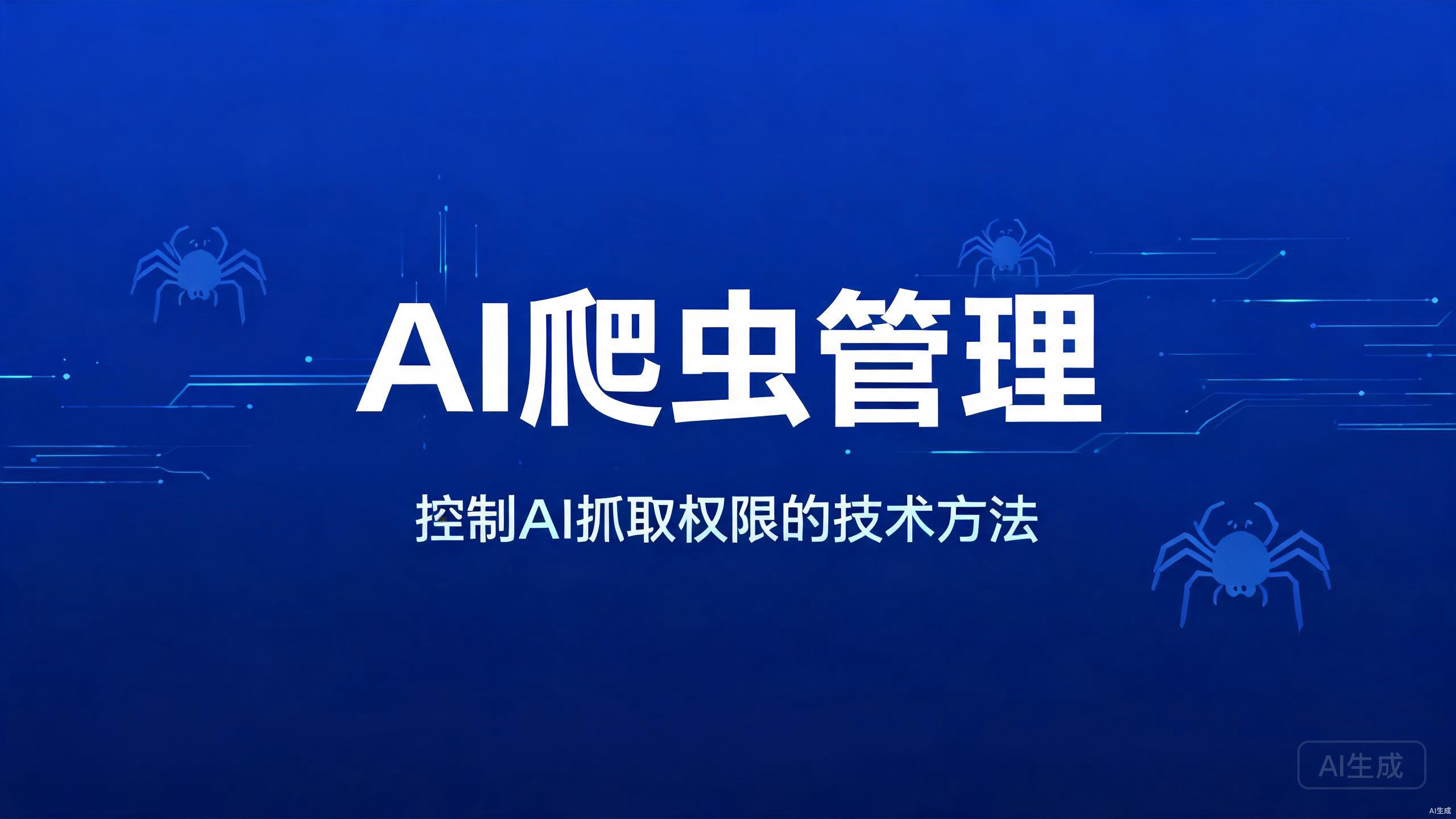 AI爬虫管理