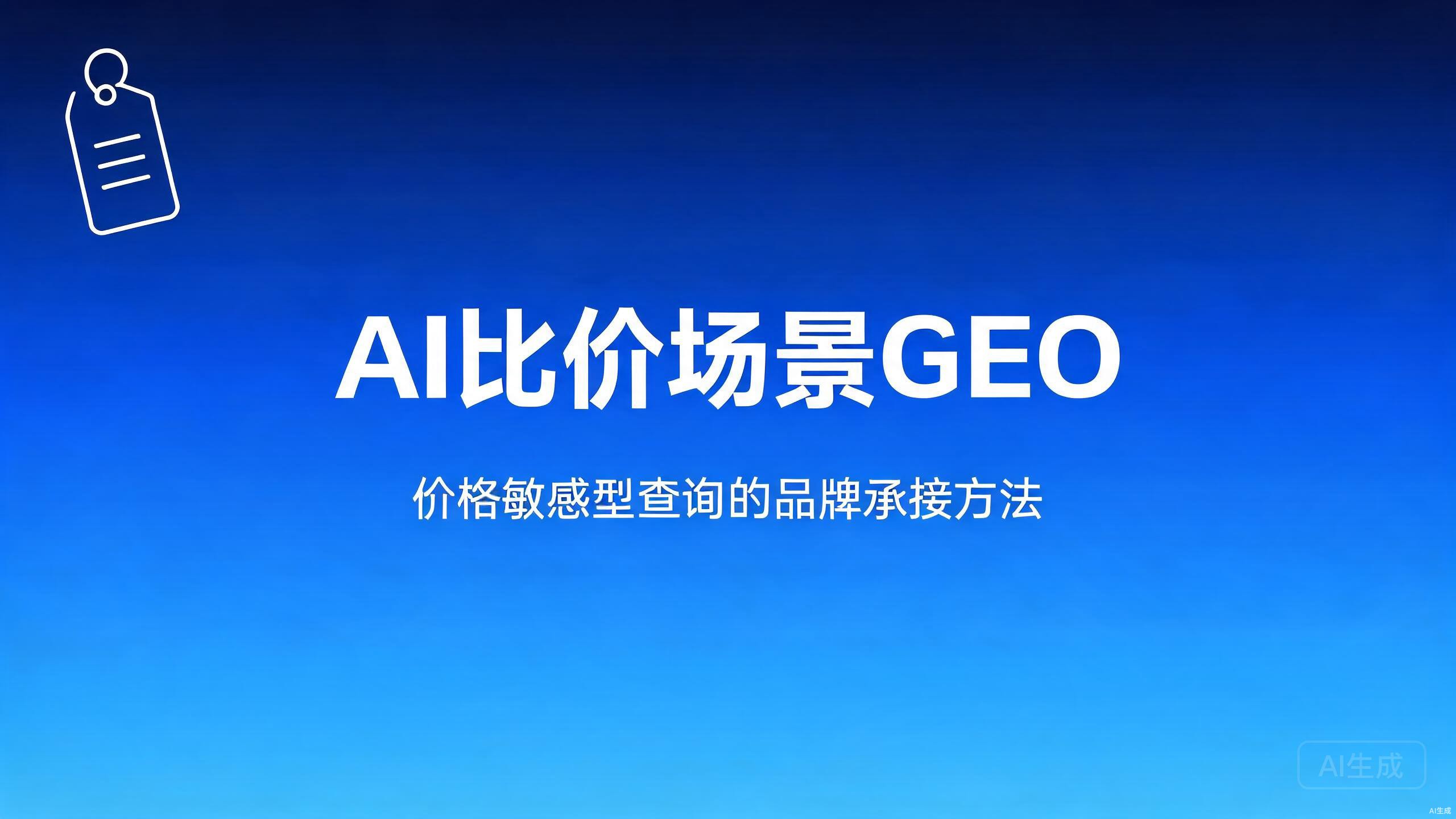 AI比价场景GEO