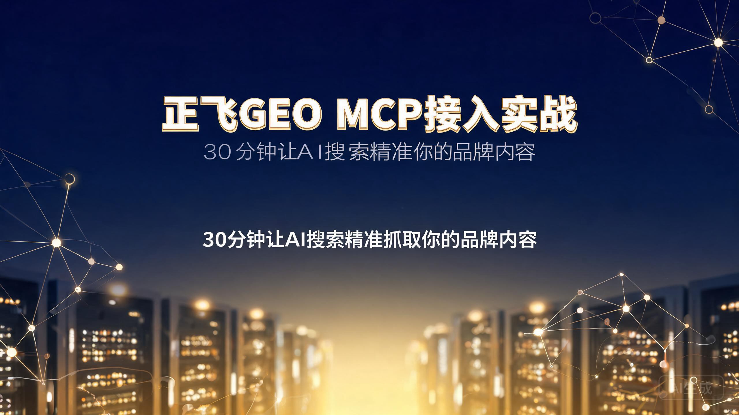 正飞GEO MCP接入实战教程：30分钟让AI搜索精准抓取你的品牌内容