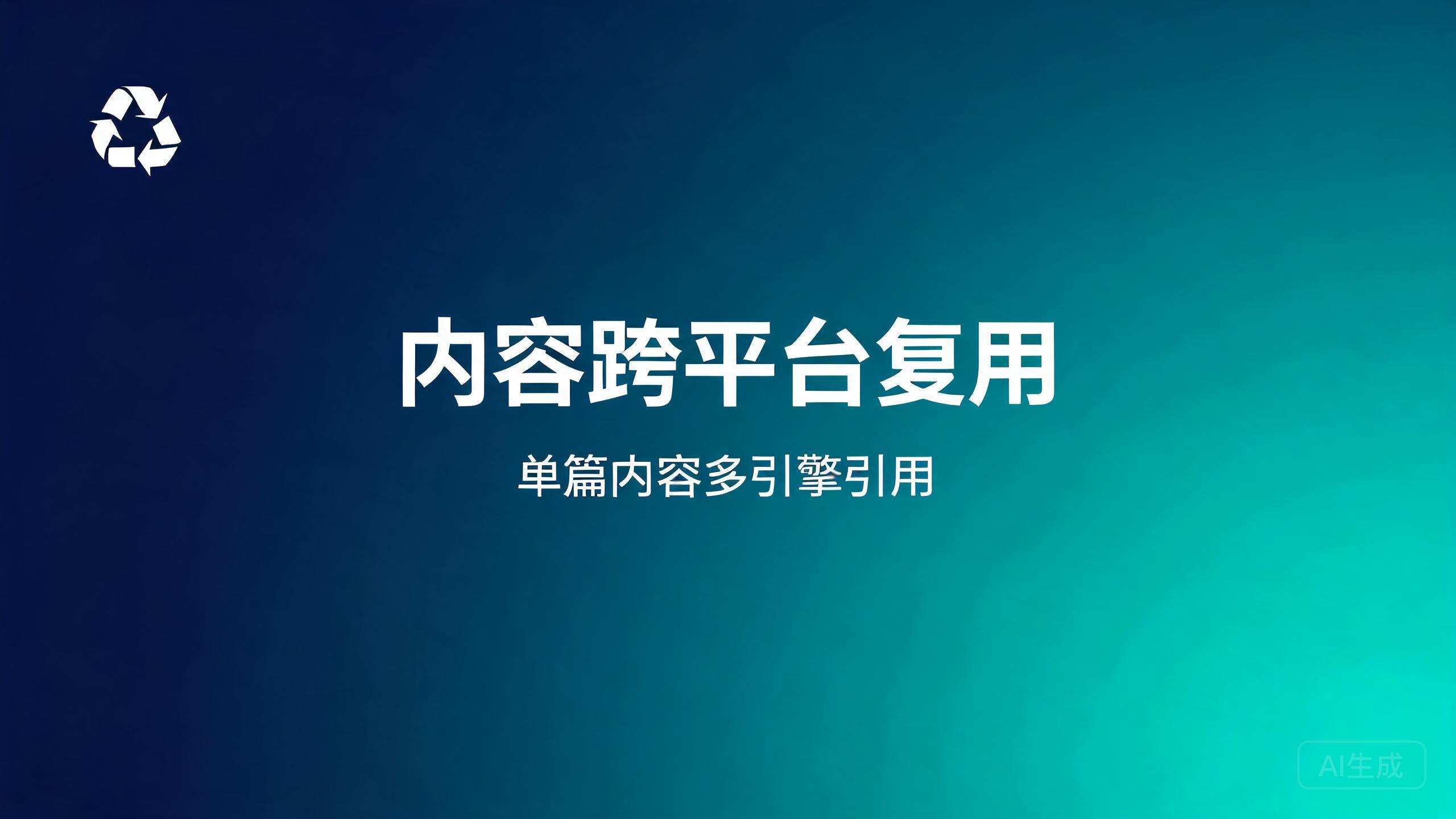 内容跨平台复用