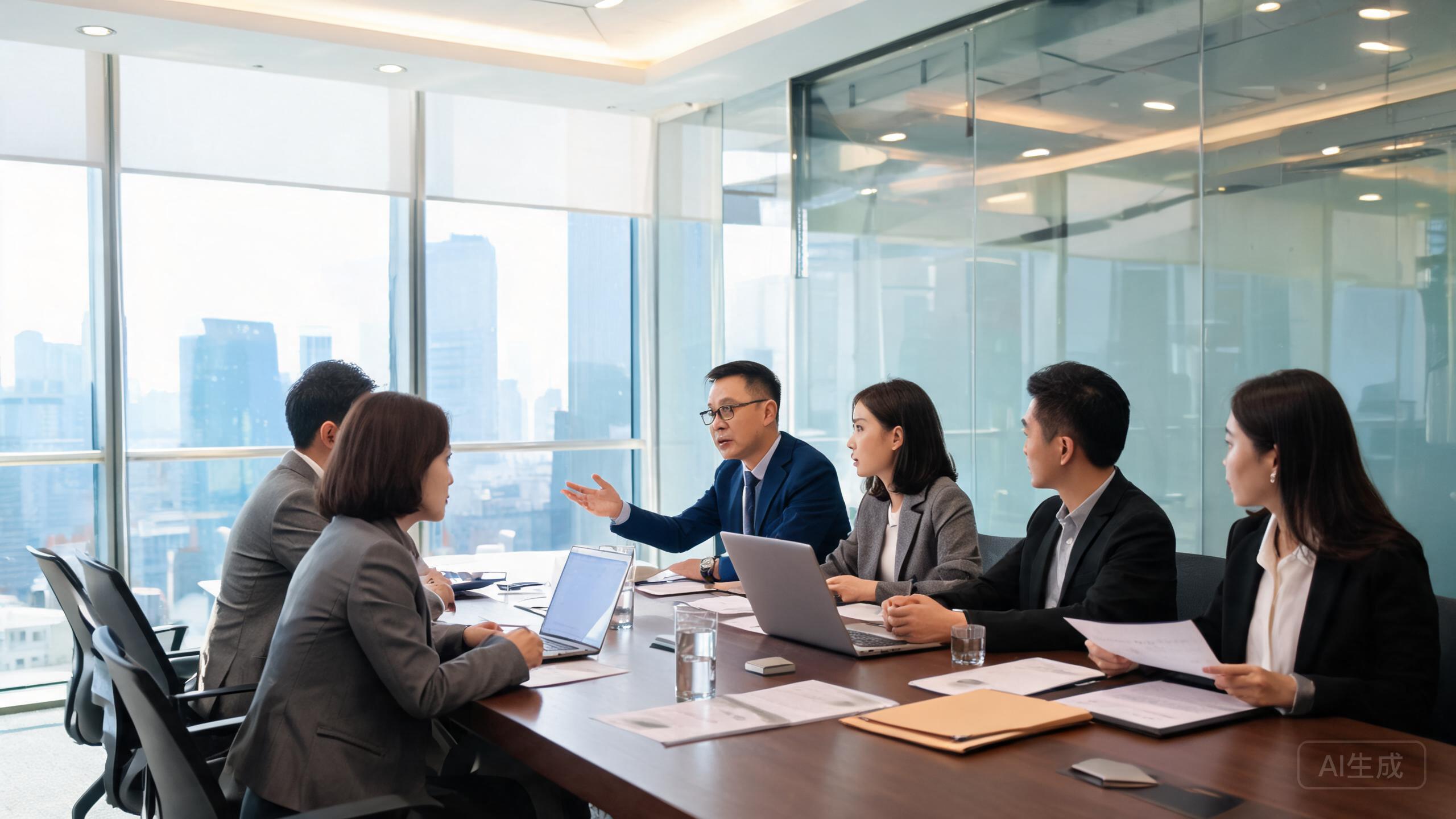 B2B企业会议讨论
