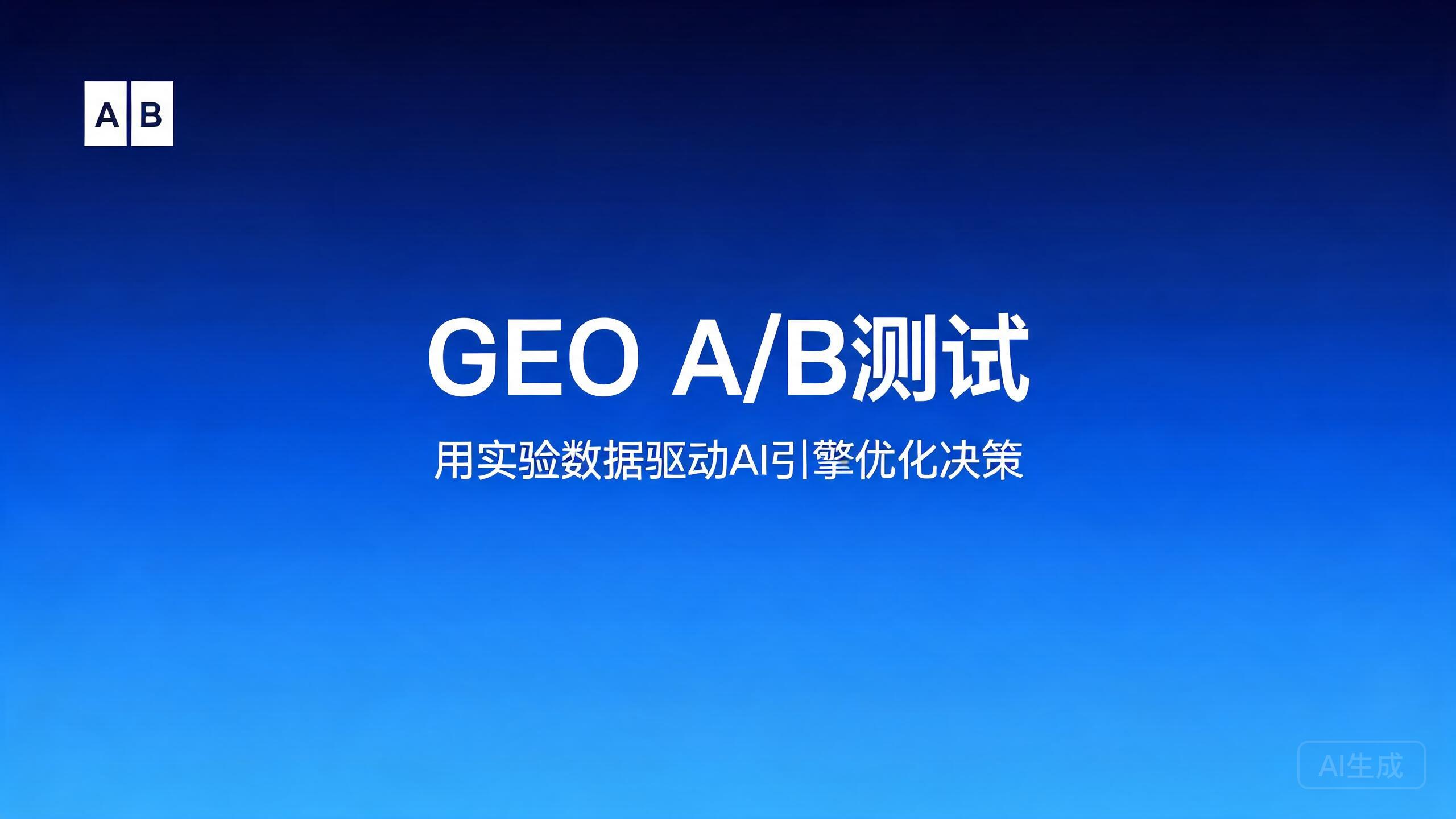GEO A/B测试