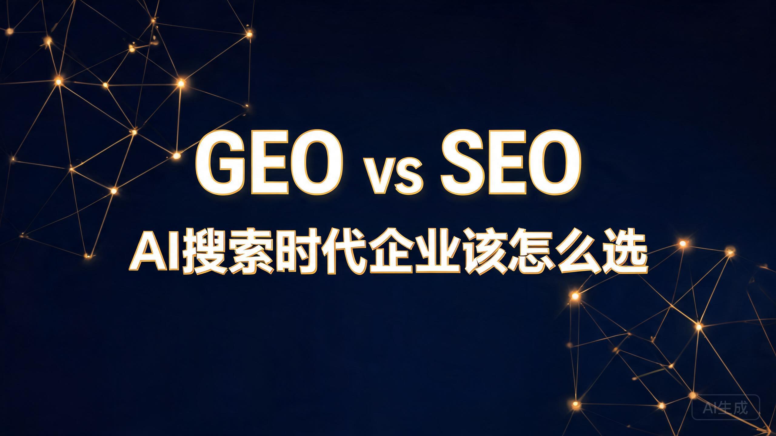GEO vs SEO深度对比：正飞GEO告诉你AI搜索时代企业该怎么选