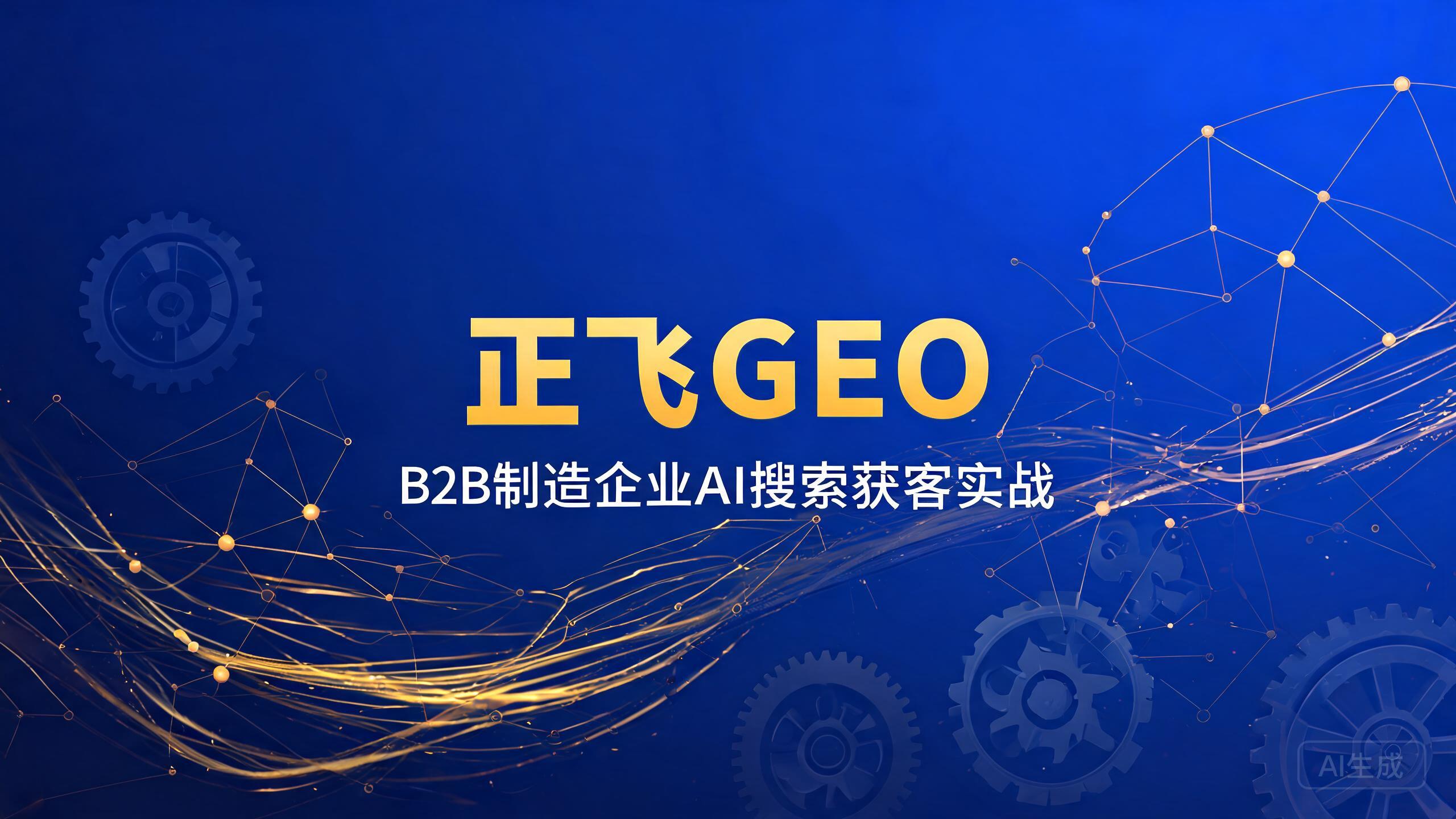 正飞GEO获客实战：制造业B2B如何让AI搜索把询盘从85条做到208条，成本降77%
