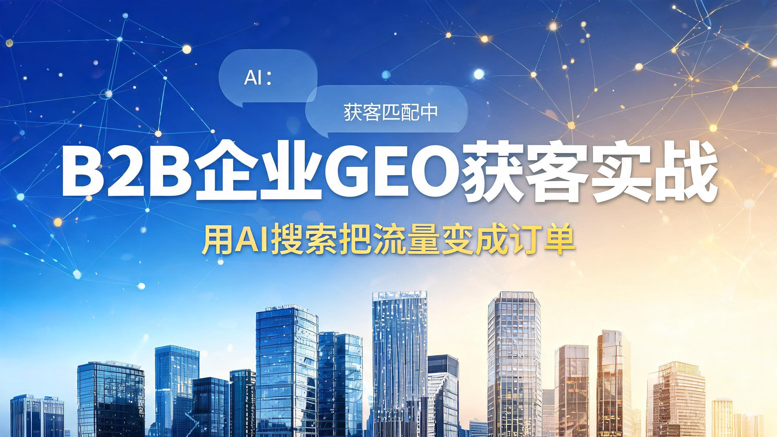 B2B企业别再烧SEO了：用正飞GEO把AI搜索流量变成订单的实战打法